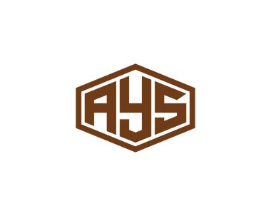 AYS logo design vector template. AYS