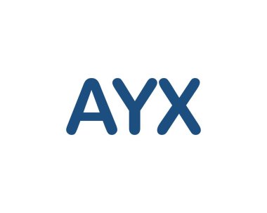 AYX logo design vector template. AYX