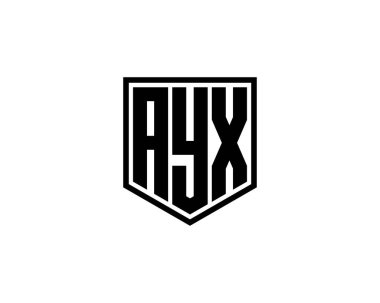 AYX logo design vector template. AYX
