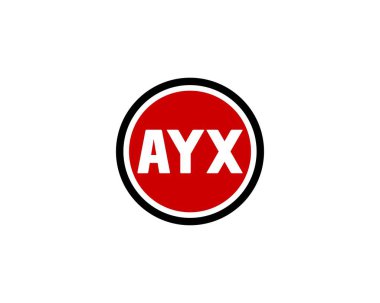 AYX logo design vector template. AYX
