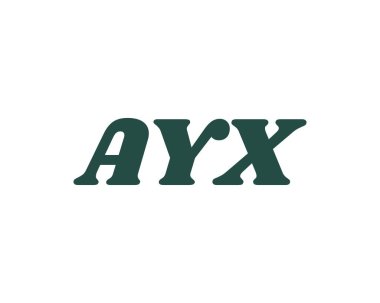 AYX logo design vector template. AYX