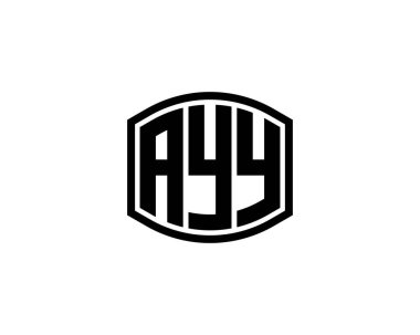 AYY logo design vector template. AYY