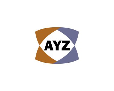 AYZ logo design vector template. AYZ