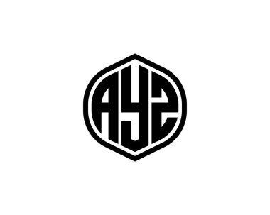 AYZ logo design vector template. AYZ