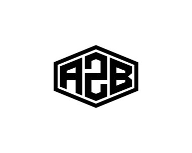 AZB logo design vector template. AZB