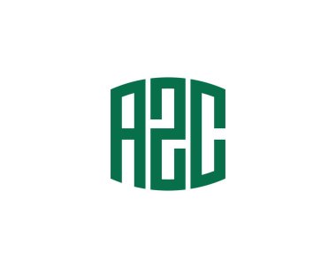 AZC Logo design vector template. AZC