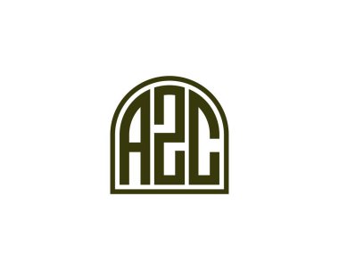 AZC Logo design vector template. AZC