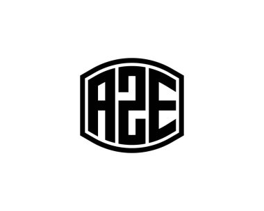 AZE logo design vector template. AZE