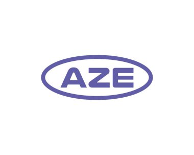 AZE logo design vector template. AZE