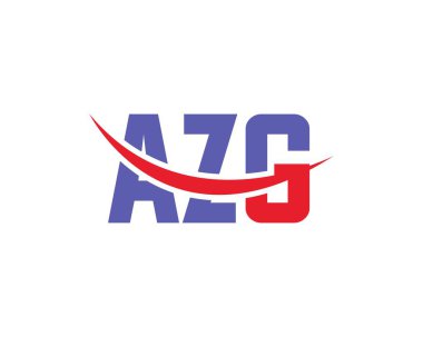 AZG logo tasarım vektör şablonu. AZG