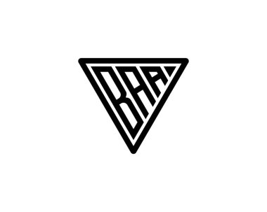 BAA logo tasarım vektör şablonu. BAA