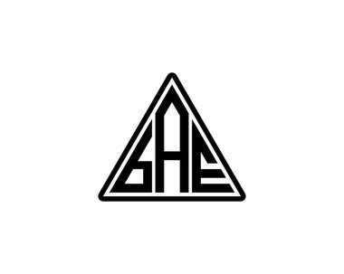 Bae logo tasarım vektör şablonu. Bae!