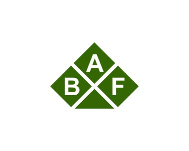 BAF logo tasarım vektör şablonu. BAF