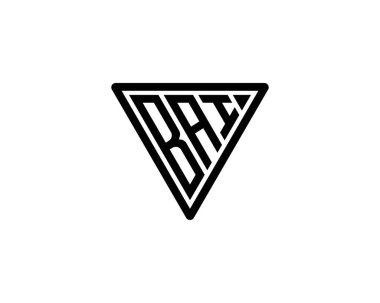 BAI logo tasarım vektör şablonu. BAI