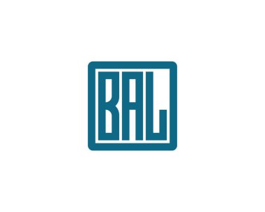 BAL logo tasarım vektör şablonu. BAL