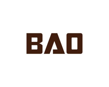 BAO logo tasarım vektör şablonu. BAO
