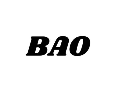 BAO logo tasarım vektör şablonu. BAO