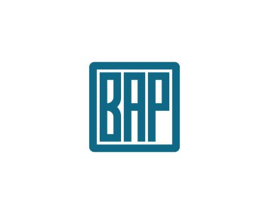 BAP logo tasarım vektör şablonu. BAP