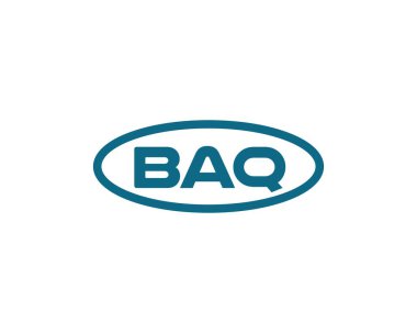 BAQ logo tasarım vektör şablonu. BAQ