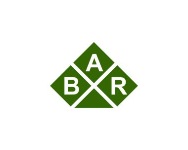 BAR logo tasarım vektör şablonu. BAR