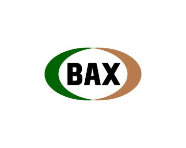 BAX logo tasarım vektör şablonu. BAX