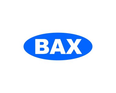 BAX logo tasarım vektör şablonu. BAX