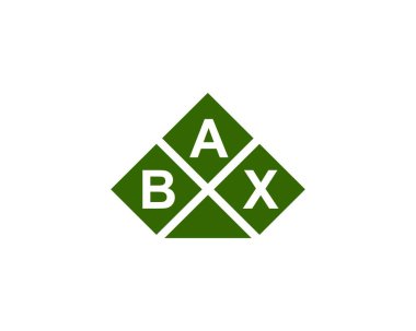 BAX logo tasarım vektör şablonu. BAX