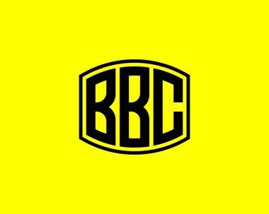 BBC logo tasarım vektör şablonu. BBC