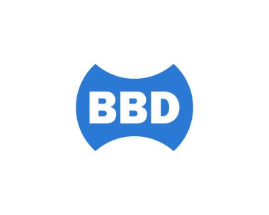 BBD logo tasarım vektör şablonu. BBD