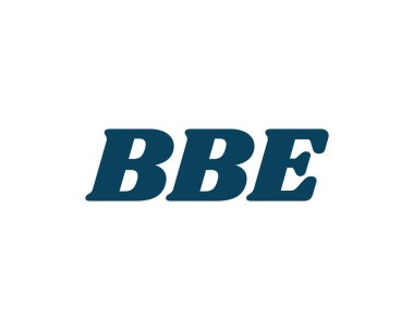 BBE logo tasarım vektör şablonu. BBE