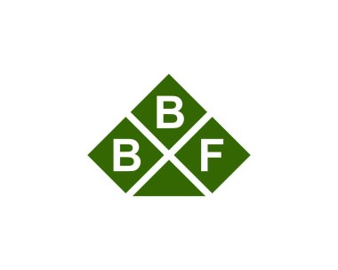 BBF logo tasarım vektör şablonu. BBF