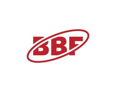 BBF logo tasarım vektör şablonu. BBF
