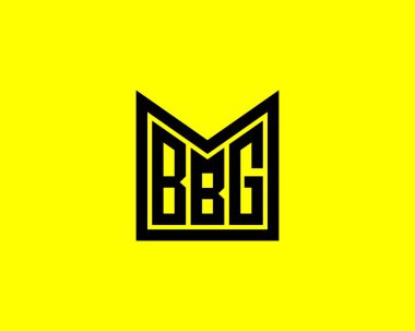 BBG logo tasarım vektör şablonu. BBG