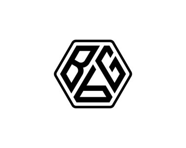 BBG logo tasarım vektör şablonu. BBG