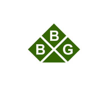 BBG logo tasarım vektör şablonu. BBG