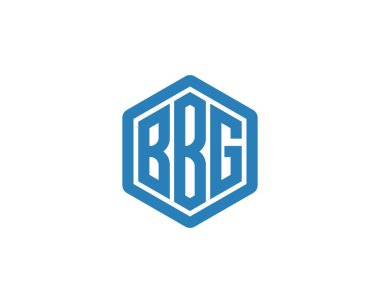 BBG logo tasarım vektör şablonu. BBG
