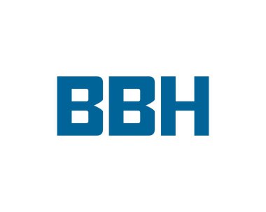 BBH logo tasarım vektör şablonu. BBH