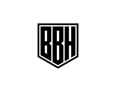 BBH logo tasarım vektör şablonu. BBH