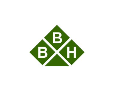BBH logo tasarım vektör şablonu. BBH