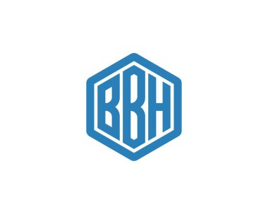 BBH logo tasarım vektör şablonu. BBH