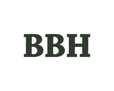 BBH logo tasarım vektör şablonu. BBH