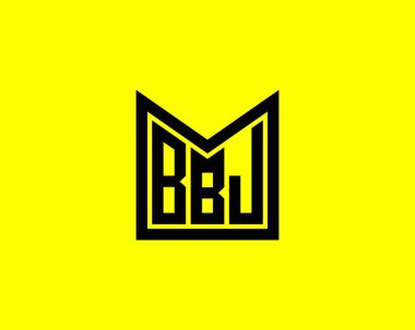 BBJ logo tasarım vektör şablonu. BBJ