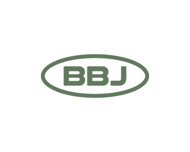 BBJ logo tasarım vektör şablonu. BBJ
