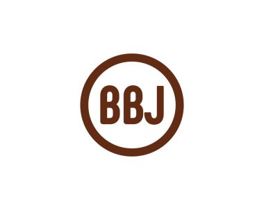 BBJ logo tasarım vektör şablonu. BBJ
