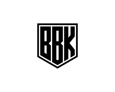 BBK logo tasarım vektör şablonu. BBK