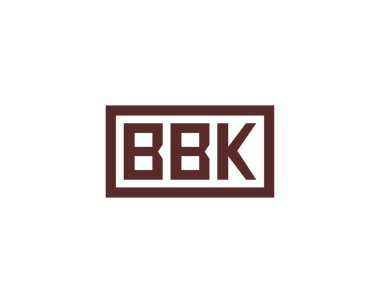 BBK logo tasarım vektör şablonu. BBK