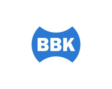 BBK logo tasarım vektör şablonu. BBK
