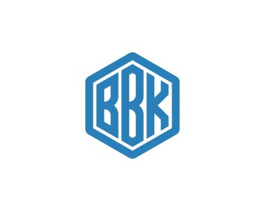BBK logo tasarım vektör şablonu. BBK