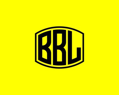 BBL logo tasarım vektör şablonu. BBL