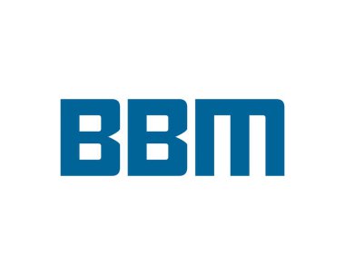 BBM logo deisgn vektör şablonu. BBM